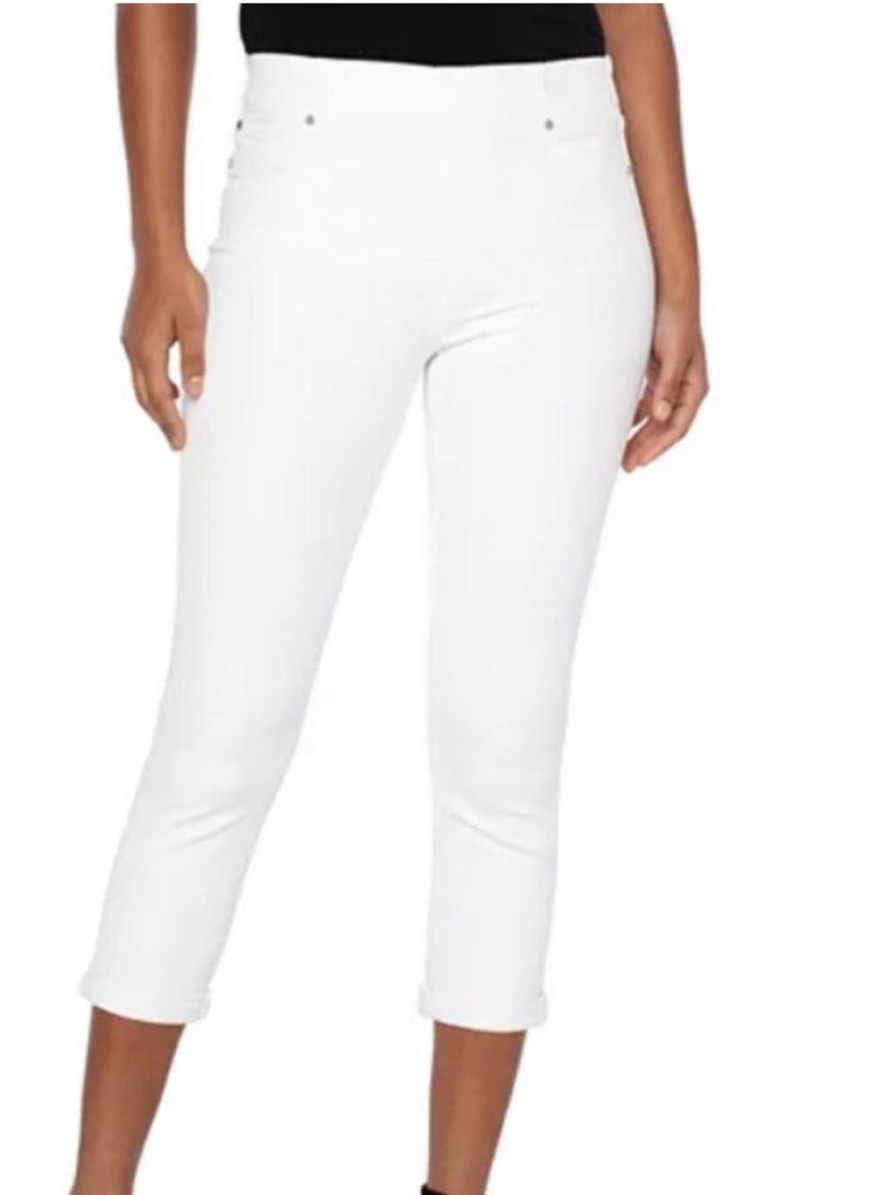 Liverpool 2 / 26 Jeans Chloe Cropped Skinny Jeans Bright White NWT